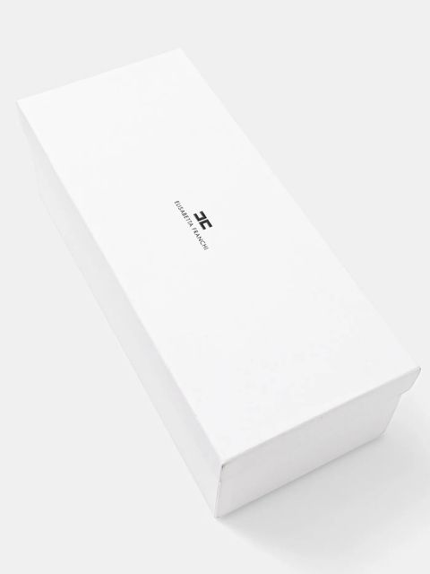 Elisabetta Franchi pasek damski kolor czarny CT52S57E2