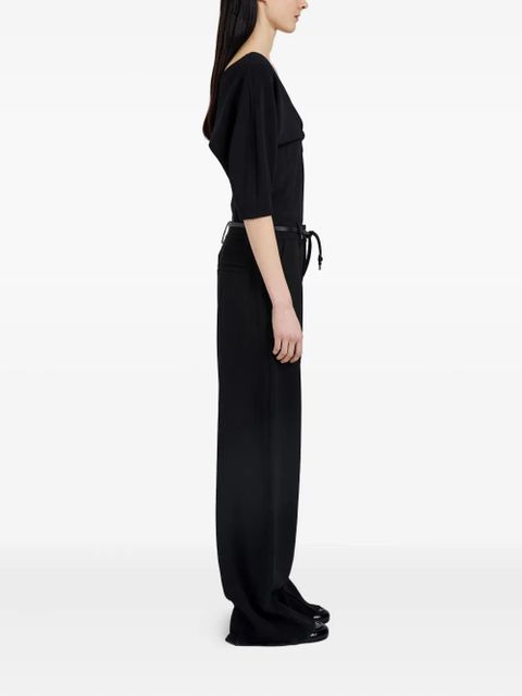 Proenza Schouler Darena V-neck top - Black