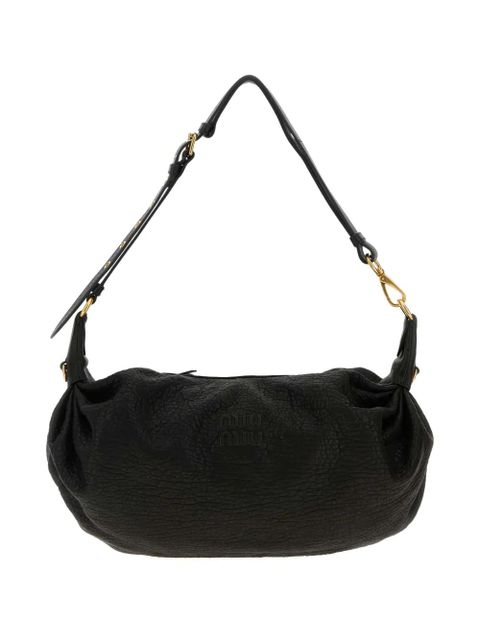 Miu Miu nappa leather shoulder bag - Black - zdjęcie produktu nr 2