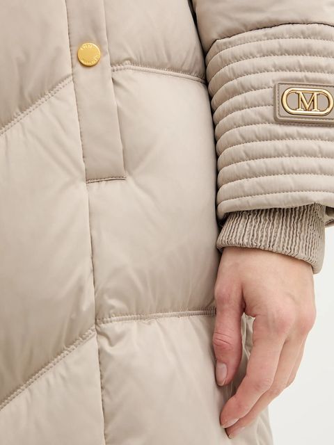 Marciano by Guess kurtka puchowa ELLY kolor beżowy zimowa 5BGL39 7374A