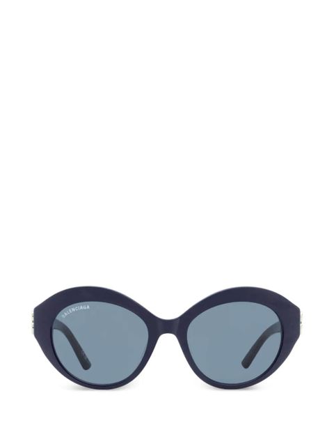 Balenciaga Eyewear BB0133 oval-frame sunglasses - Blue - zdjęcie produktu nr 1