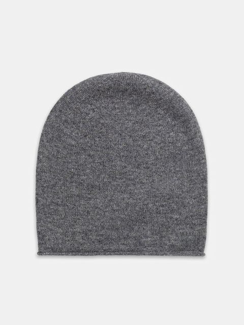 Answear.LAB czapka kaszmirowa kolor szary - zdjęcie produktu nr 1