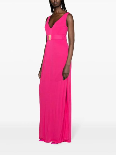 PINKO Cabreo V-neck maxi dress