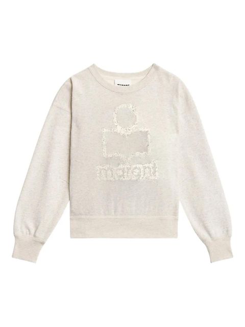MARANT ÉTOILE Mobyili logo-printed sweatshirt - Neutrals - zdjęcie produktu nr 1