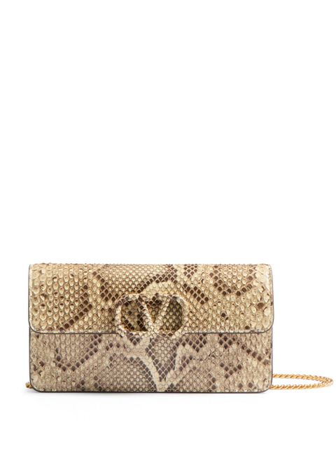 Valentino Garavani VLogo Signature clutch - Neutrals
