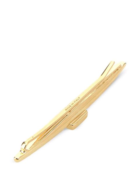 Miu Miu logo-plaque hair accessory - Gold - zdjęcie produktu nr 2