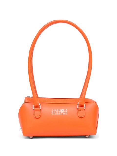 MM6 Maison Margiela mini Bauletto J leather shoulder bag - Orange - zdjęcie produktu nr 1