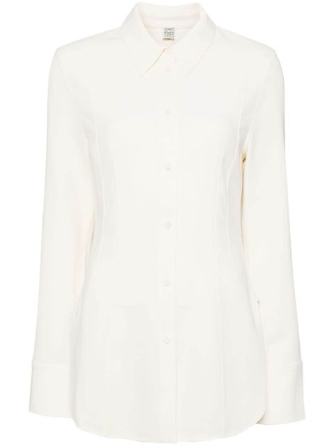 TOTEME classic collar shirt - Neutrals - zdjęcie produktu nr 1