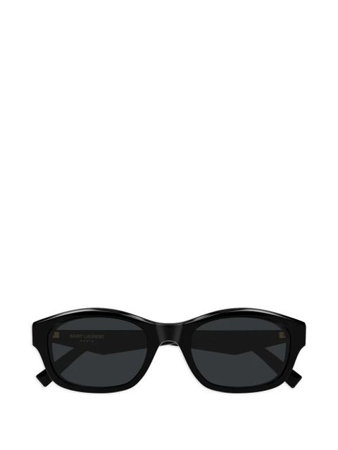 Saint Laurent Eyewear geometric-frame sunglasses - Black - zdjęcie produktu nr 1