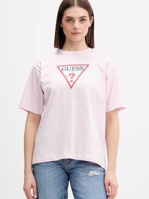 Guess Jeans t-shirt bawełniany - zdjęcie produktu nr 2