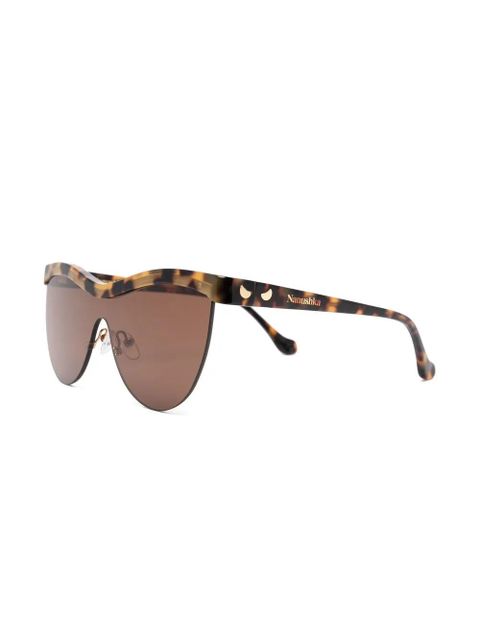 Nanushka round-frame sunglasses - Brown - zdjęcie produktu nr 2