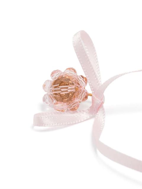 Simone Rocha bow ribbon stud earrings - Gold - zdjęcie produktu nr 2