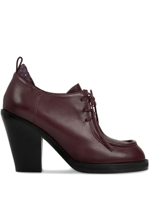 ETRO 75mm lace-up texan-heel pumps - Red - zdjęcie produktu nr 1