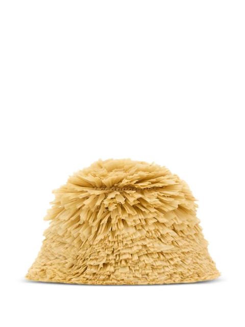 Prada textured bucket hat - Neutrals - zdjęcie produktu nr 2
