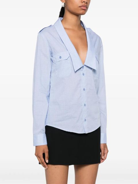 Coperni checked shirt - Blue