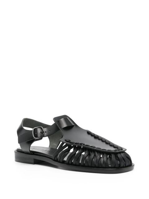Hereu Alaro leather sandals - Black