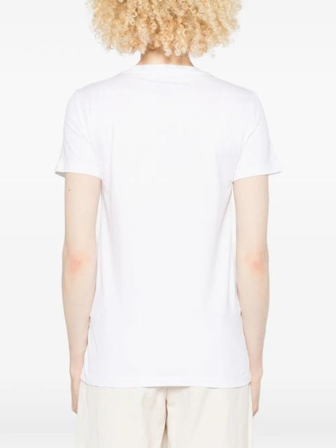 Max Mara logo-detail short-sleeve T-shirt - White