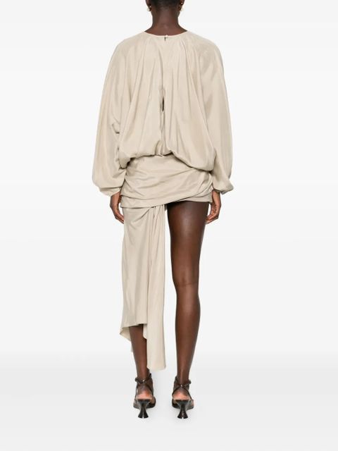 Christopher Esber draped silk dress - Neutrals