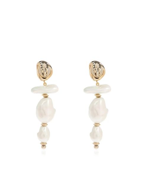 Cult Gaia Fabbie faux-pearl earrings - Gold