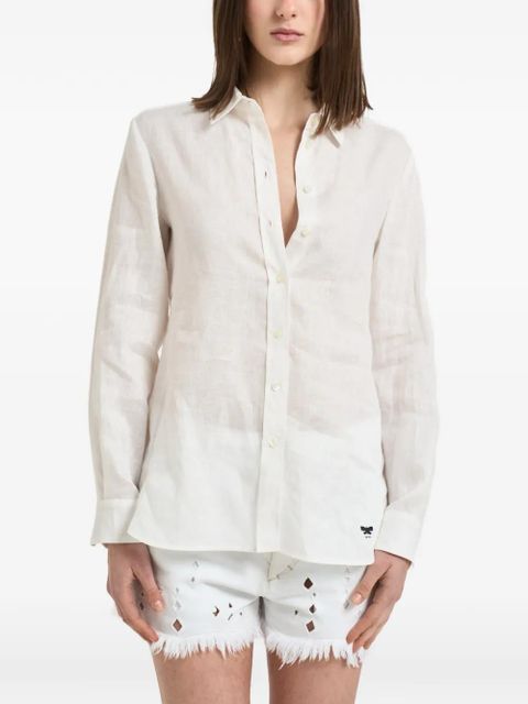 Weekend Max Mara embroidered-logo button-down shirt - White - zdjęcie produktu nr 1