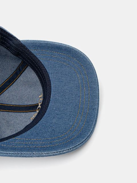 Joop! czapka z daszkiem kolor niebieski z aplikacją 30046792