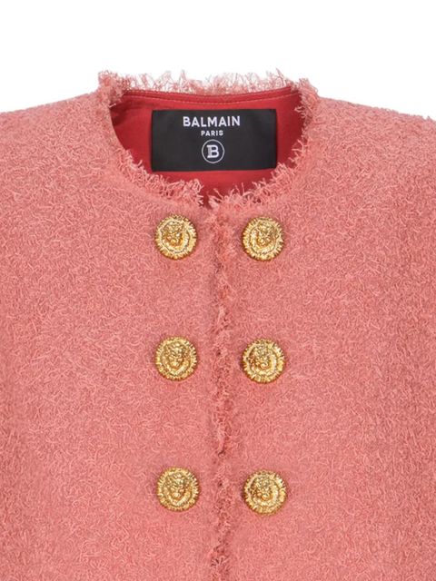 Balmain buttoned tweed jacket - Pink - zdjęcie produktu nr 2