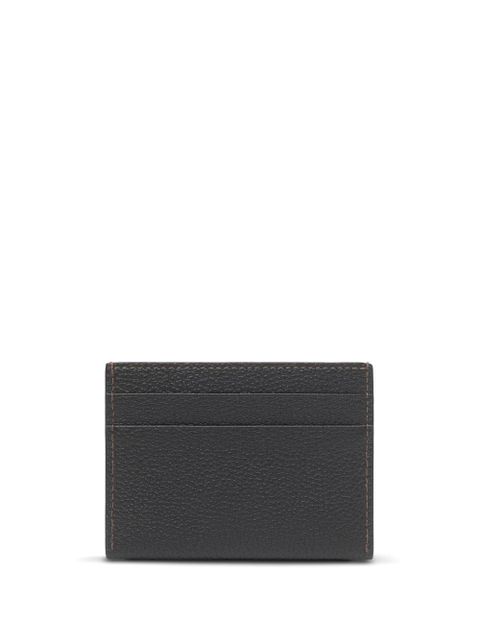 Burberry leather logo-plaque card holder - Black - zdjęcie produktu nr 2