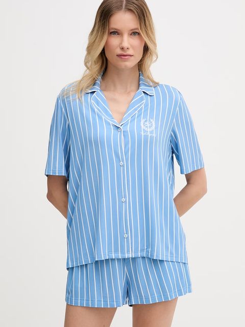 Karl Lagerfeld piżama dwuczęściowa damska z wiskozą HOTEL KARL - zdjęcie produktu nr 2