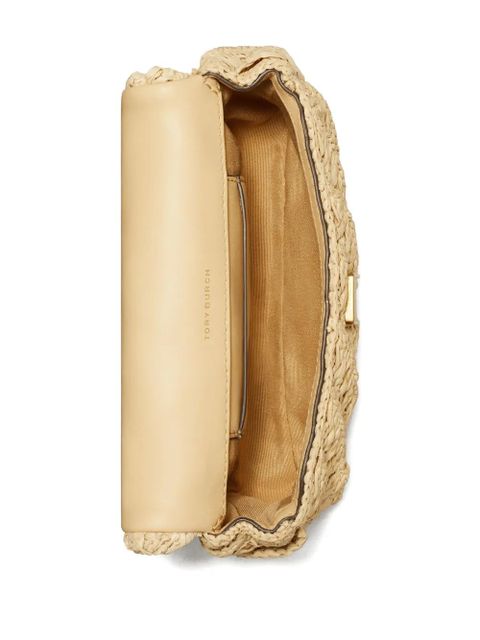 Tory Burch Kira woven chain shoulder bag - Neutrals