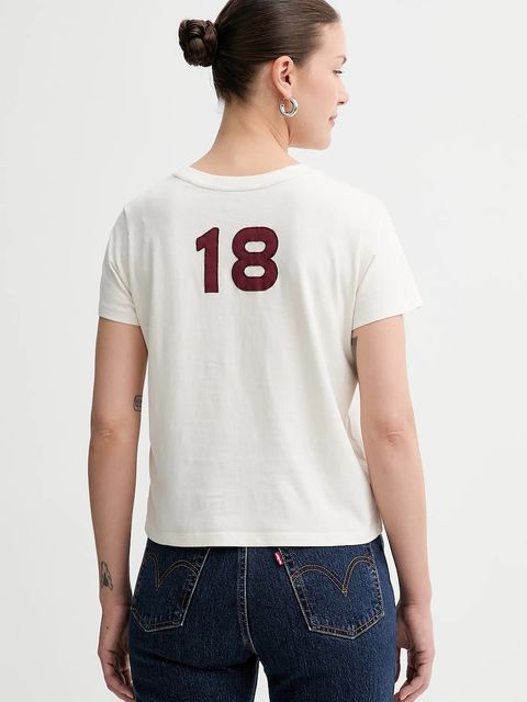 Levi's t-shirt bawełniany damski kolor beżowy A8804