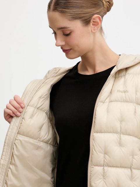 Haglöfs kurtka outdoorowa Hede kolor beżowy 608098