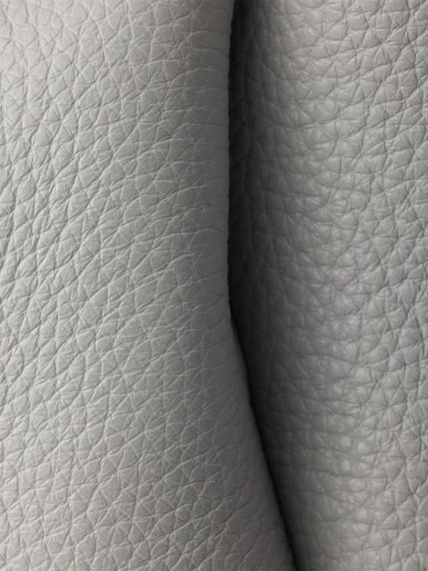 Prada logo-detail leather tote bag - Grey