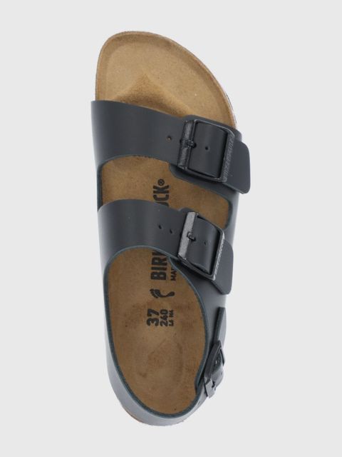 Birkenstock sandały skórzane Milano damskie kolor czarny 34193 - zdjęcie produktu nr 2