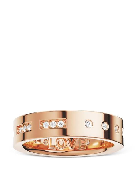 APM Monaco love morse code ring - Gold - zdjęcie produktu nr 1