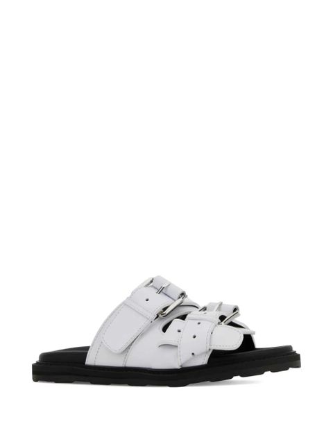 Moschino buckle strap slippers - White - zdjęcie produktu nr 2