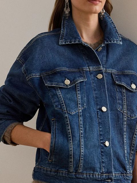 Lauren Ralph Lauren kurtka kolor niebieski przejściowa 200979972