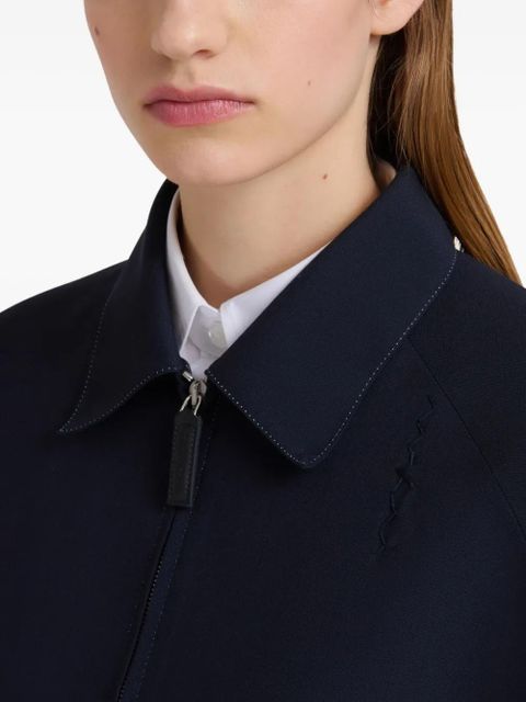 Marni zip-up bomber jacket - Blue