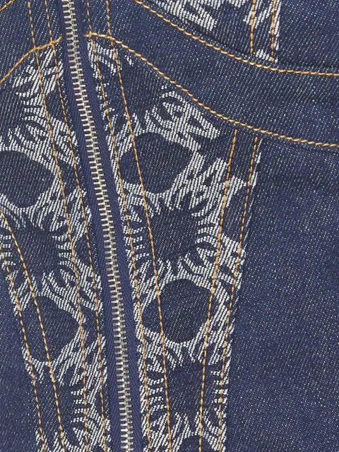 AMIRI MA Quad corset top - Blue