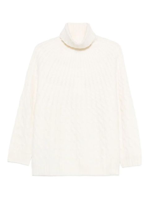 Altuzarra cable-knit turtleneck sweater - Neutrals
