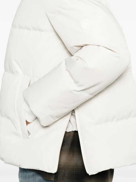 Yves Salomon hooded puffer jacket - Neutrals