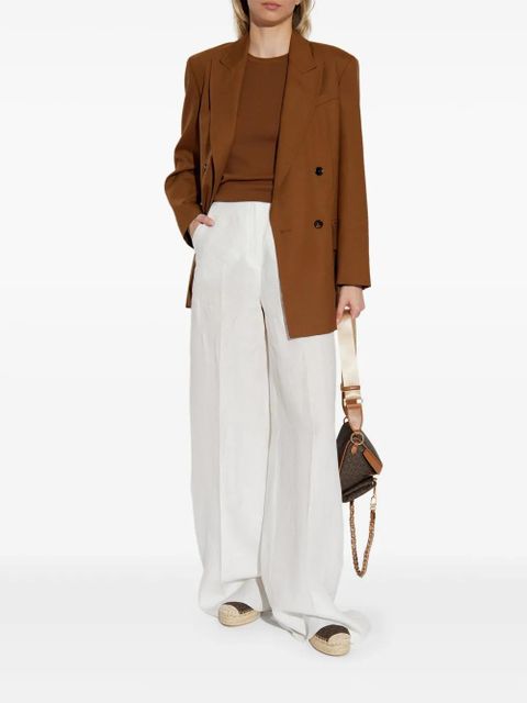 Max Mara ribbed cotton tank top - Brown - zdjęcie produktu nr 2