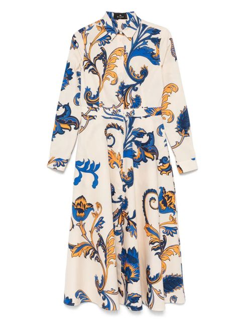ETRO paisley-print shirt dress - Neutrals - zdjęcie produktu nr 1