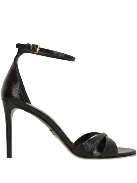 Prada criss-cross strap sandals - Black - zdjęcie produktu nr 1
