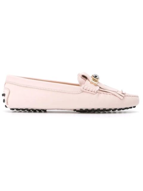 Tod's 'Gommini' fringed loafers - Pink - zdjęcie produktu nr 1