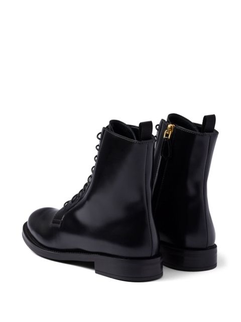 Prada leather boots - Black