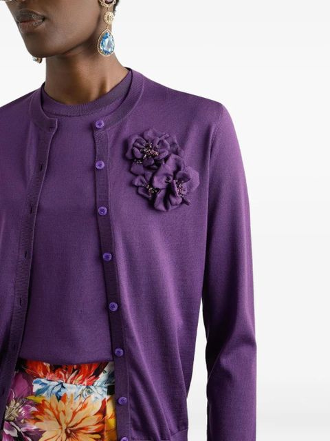Dolce & Gabbana silk cardigan - Purple