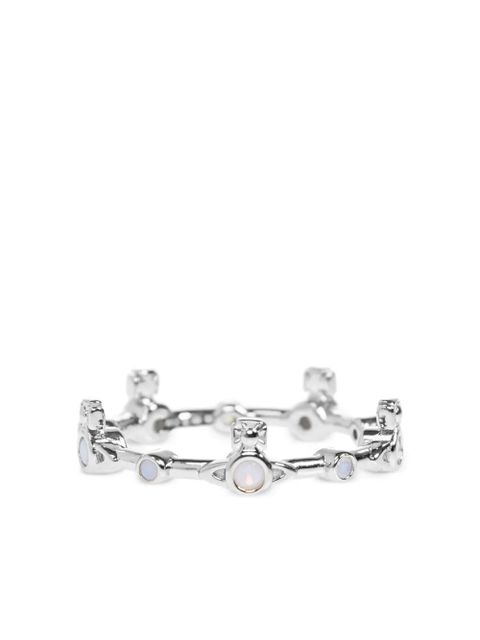 Vivienne Westwood Felicia orb-detail ring - Silver - zdjęcie produktu nr 1