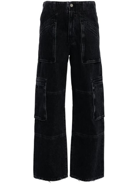 AMIRI faded-effect cargo trousers - Black - zdjęcie produktu nr 1