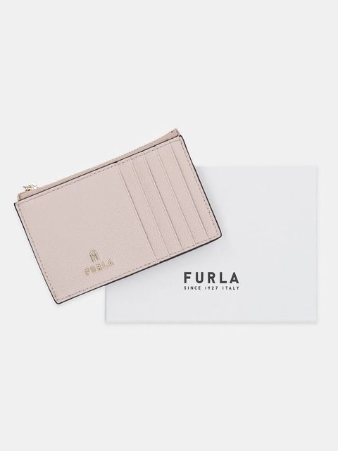 Furla portfel skórzany damski kolor beżowy WP00310.ARE000.0496S