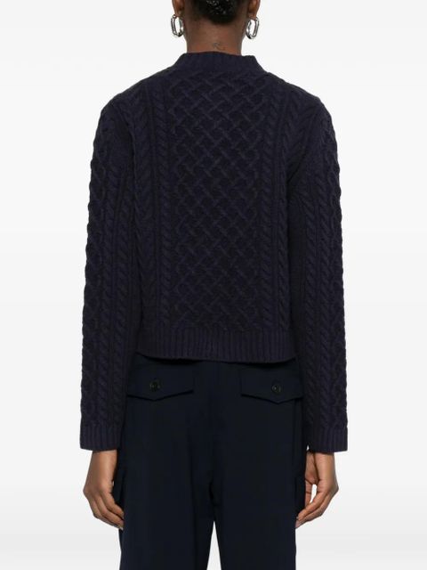 Weekend Max Mara cable-knit button cardigan - Blue